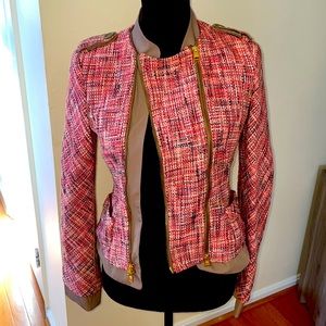BCBG MaxAzria Womens size XS Tweed blazer
